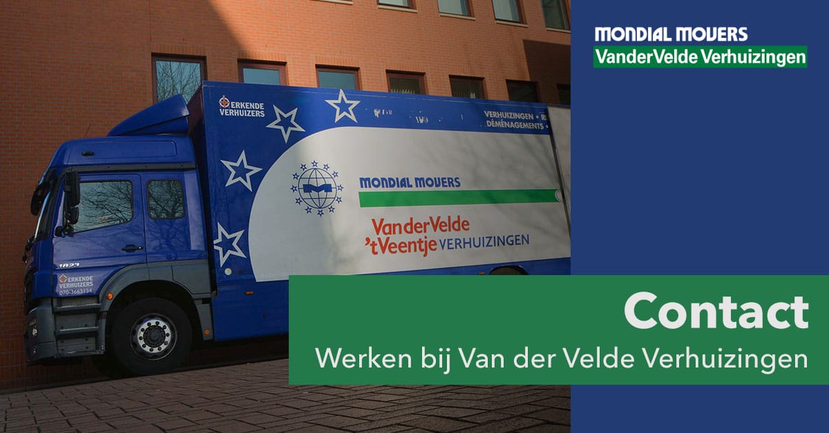 Contact - Werken bij van der Velde Verhuizingen